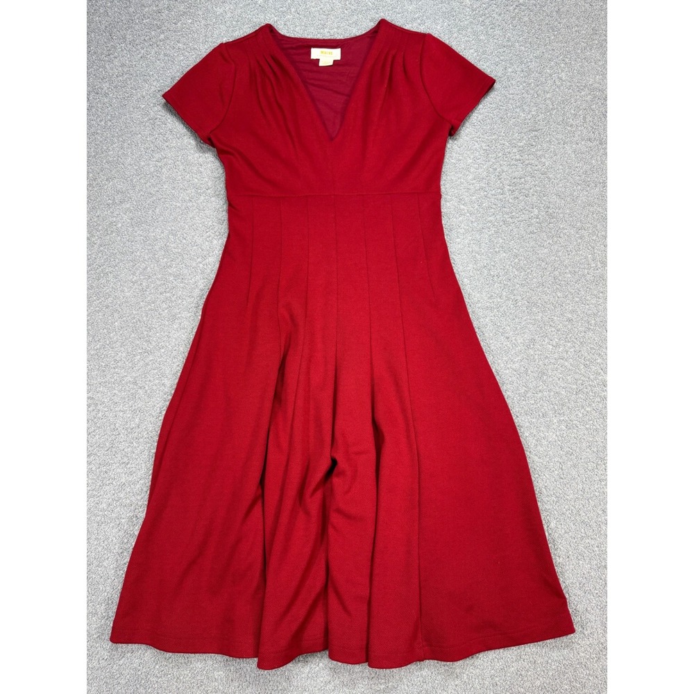 Maeve Red Midi Dress